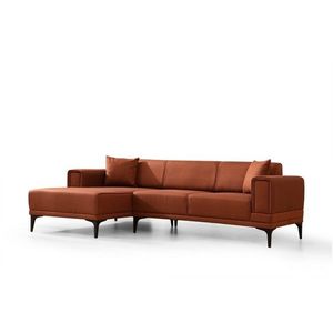 Rohová sedacia súprava Horizon 250 cm tehlová ľavá vyobraziť