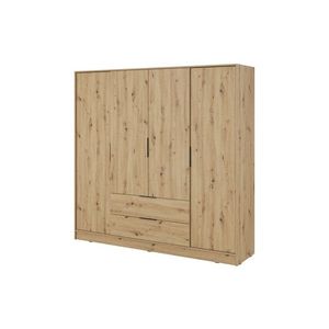 Šatníková skriňa Kelly 4D 206 cm dub artisan vyobraziť