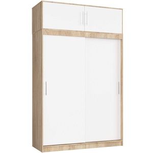 Šatníková skriňa Mono 150 cm biela/sonoma vyobraziť