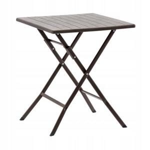 Skladací cateringový stôl PEGGY 61, 5 cm hnedý vyobraziť