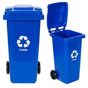 Smetná nádoba na papier ECOSORT 120 L modrá vyobraziť