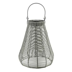 Solárny lampáš SOKKE 33/45 sivý vyobraziť