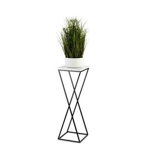 Moderní stojan na květiny s květináčem 70 cm- BÍLÝ vyobraziť