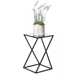Stojan na kvety LOFT 40 cm čierny vyobraziť