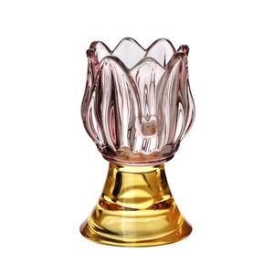 Svícen Emmy 12, 5 cm žlutý/růžový vyobraziť