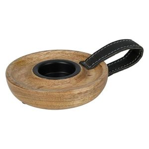 Svietnik LARIS 11 cm mangové drevo vyobraziť