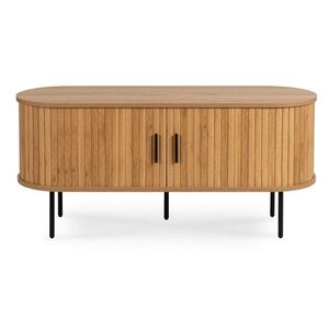 TV stolek Trish 120 cm dub přírodní/černý vyobraziť
