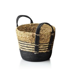 Úložný košík Bali L 24x24x21 cm hnědo-černý vyobraziť