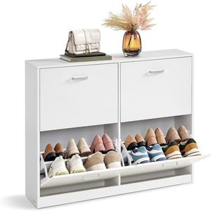 Výklopný botník Vasagle Klein 105, 5 cm biely vyobraziť