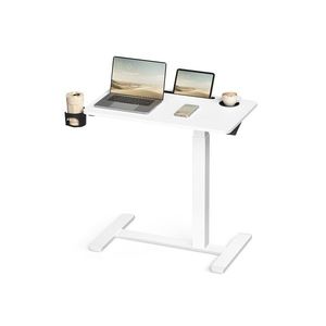 Výškovo nastaviteľný odkladací stolík Vasagle Elev 70 cm biely vyobraziť