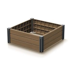 Vyvýšený záhon Bas Planty 61, 8 cm hnedý vyobraziť