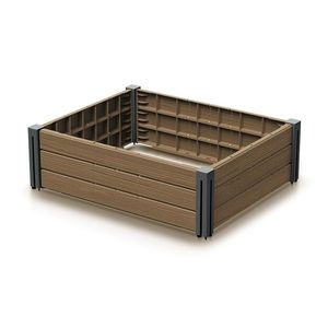 Vyvýšený záhon Bas Planty 75, 6 cm hnedý vyobraziť