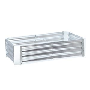 Vyvýšený záhon CYNK 240 cm stříbrný vyobraziť