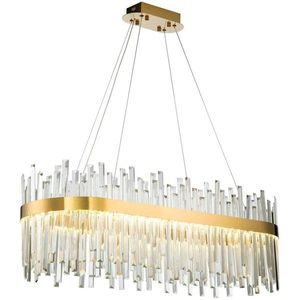 Závesný LED krištáľový luster APP1513-CP80 zlatý/neutrálna biela vyobraziť