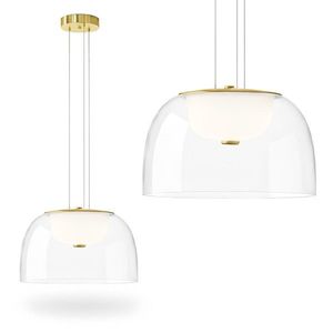 Závesný LED luster APP1690-1PC B číry/neutrálna biela vyobraziť