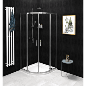 GELCO - SIGMA SIMPLY štvrťkruhová sprchová zástena 900x900, R550, číre sklo GS5590 vyobraziť