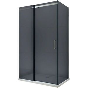 MEXEN/S - OMEGA sprchovací kút 160x90, grafit, chróm 825-160-090-01-40 vyobraziť