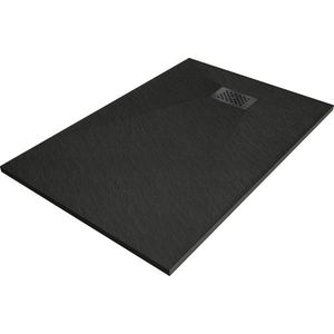 MEXEN/S - Hugo sprchová vanička SMC 110x70, čierna, krytka čierna 42707011-B vyobraziť