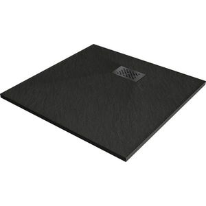 MEXEN/S - Hugo sprchová vanička SMC 80 x 80, čierna, krytka čierna 42708080-B vyobraziť