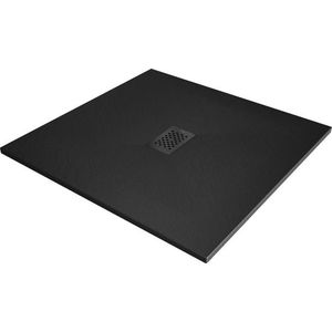 MEXEN/S - Hugo sprchová vanička SMC 100 x 100, čierna, krytka čierna 42701010-B vyobraziť