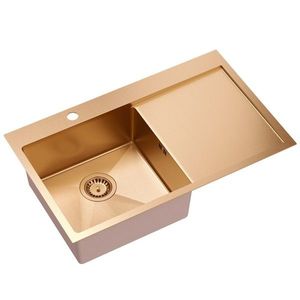 Quadron Quadron - Oceľový drez RUSSEL 111 Copper HB7912PVDBSC1 vyobraziť