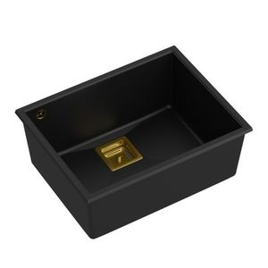 Quadron Quadron - Granitový drez DAVID 50 Black Oceľ HQD5542U7-BS vyobraziť