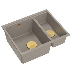 Quadron Quadron - Granitový drez Logan 150 Beige Zlaty HCQL5646U4-G1_U vyobraziť