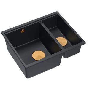 Quadron Quadron - Granitový drez Logan 150 Black Meď HCQL5646U7-C1_U vyobraziť
