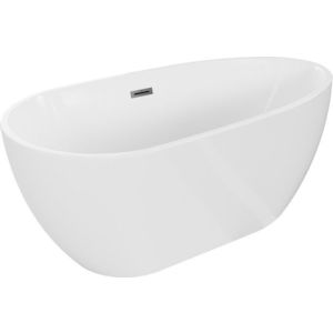 MEXEN/S - Eos voľne stojaca vaňa 170 x 75, biela, sifón a prepad grafit metal 52471707500-95 vyobraziť