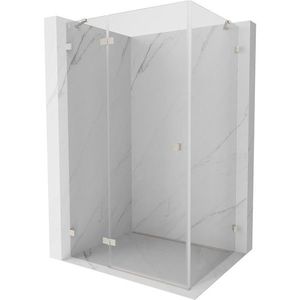 MEXEN/S - Lunar sprchovací kút dvere krídlové ľavá 100 x 70, transparent, nikel kartáčovaný 834-100-070-97-00-L vyobraziť