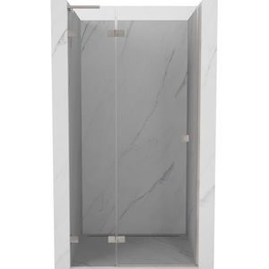 MEXEN/S - Lunar L sprchové dvere krídlové ľavé 75, transparent, nikel kartáčovaný 834L-075-000-97-00-L vyobraziť
