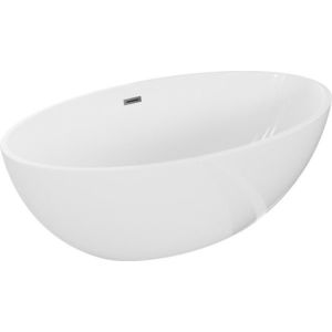 MEXEN/S - Nike voľne stojaca vaňa 175 x 100, biela, sifón a prepad grafit metal 54071751000-95 vyobraziť