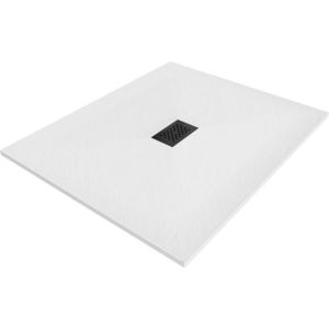 MEXEN/S - Hugo sprchová vanička SMC 140x100, biela, krytka čierna 42101014-B vyobraziť