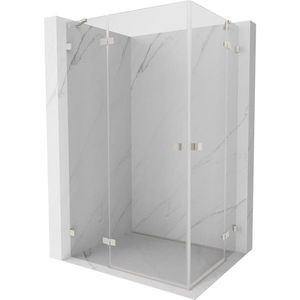 MEXEN/S - Lunar Duo sprchový kút dvere krídlové 95 x 90, transparent, nikel kartáčovaný 834-095L-090P-97-00 vyobraziť