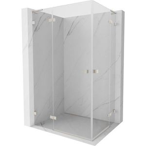 MEXEN/S - Lunar L Duo sprchový kút dvere krídlové 110 x 95, transparent, nikel kartáčovaný 834L-110L-095P-97-00 vyobraziť