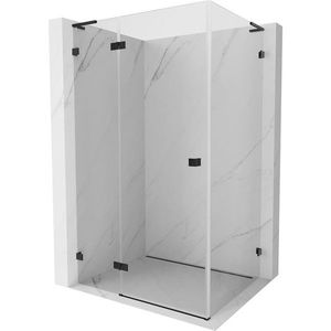 MEXEN/S - Lunar L sprchový kút dvere krídlové ľavá 100 x 90, transparent, čierna 834L-100-090-70-00-L vyobraziť