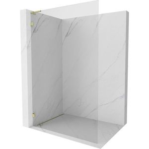 MEXEN/S - Lunar L Sprchová zástena WALK-IN ľavá 90 x 200, transparent 8 mm, zlato 830L-090-000-50-00-L vyobraziť