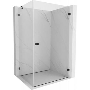 MEXEN/S - Lunar-B L sprchový kút dvere krídlové pravá 100 x 90, transparent, čierna 832L-100-090-70-00-P vyobraziť