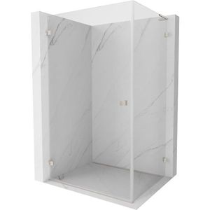 MEXEN/S - Lunar-B L sprchový kút dvere krídlové ľavá 100 x 90, transparent, nikel kartáčovaný 832L-100-090-97-00-L vyobraziť