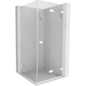 MEXEN/S - Lunar-F L sprchový kút skladacie dvere pravá 90 x 90, transparent, biela 836L-090-090-20-00-P vyobraziť
