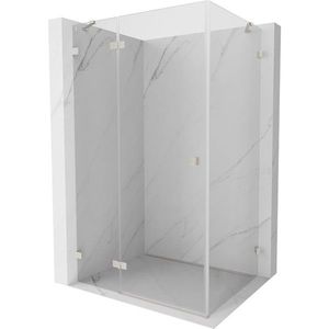 MEXEN/S - Lunar sprchovací kút dvere krídlové ľavá 95 x 80, transparent, nikel kartáčovaný 834-095-080-97-00-L vyobraziť