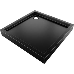 MEXEN - Flow+ Sprchová vanička štvorcová 100 x 100, čierna mat 46S701010H vyobraziť