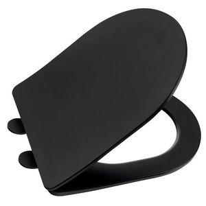 SAPHO - PACO WC sedátko, SLIM, Soft Close, Easy Take, čierna mat PCS1012B vyobraziť