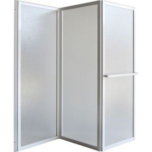 HOPA - Vaňová zástena KARINA - Farba rámu zásteny - Hliník biely, Rozmer A - 140 cm, Smer zatváranie - Univerzálny Ľavé / Pravé, Výplň - Polystyrol 2, 2 mm (acrilico) OLBVZ3 vyobraziť