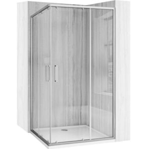 REA/S - Sprchovací kút City 80x100 Nickel Brush So sprchovou vaničkou Savoy KPL-E0059 vyobraziť