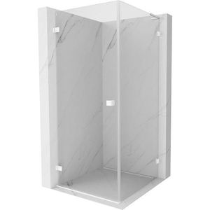 MEXEN/S - Lunar-B L sprchový kút dvere krídlové ľavá 90 x 90, transparent, biela 832L-090-090-20-00-L vyobraziť