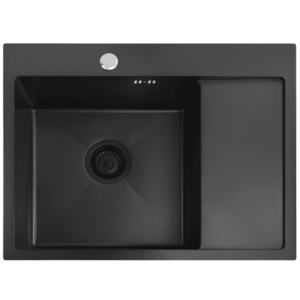 REA - Oceľový drez Fin Black ZLE-06014 vyobraziť