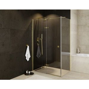 BESCO - Obdĺžnikový sprchovací kút PIXA GOLD - Rozmer A - 120 cm, Rozmer B - 80 cm, Smer zatvárania - Pravé (DX) BCPIXA1280OBDPG vyobraziť