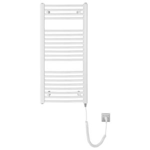 AQUALINE - ORBIT-E elektrické vykurovacie teleso, oblé, 450x960 300 W, biela ILEO94T vyobraziť