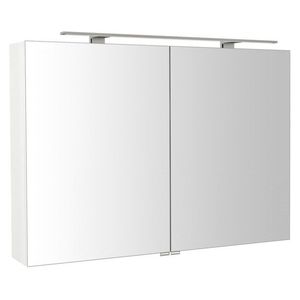 SAPHO - RIWA galérka s LED osvetlením, 101x70x17cm, biela lesk RIW100-0030 vyobraziť